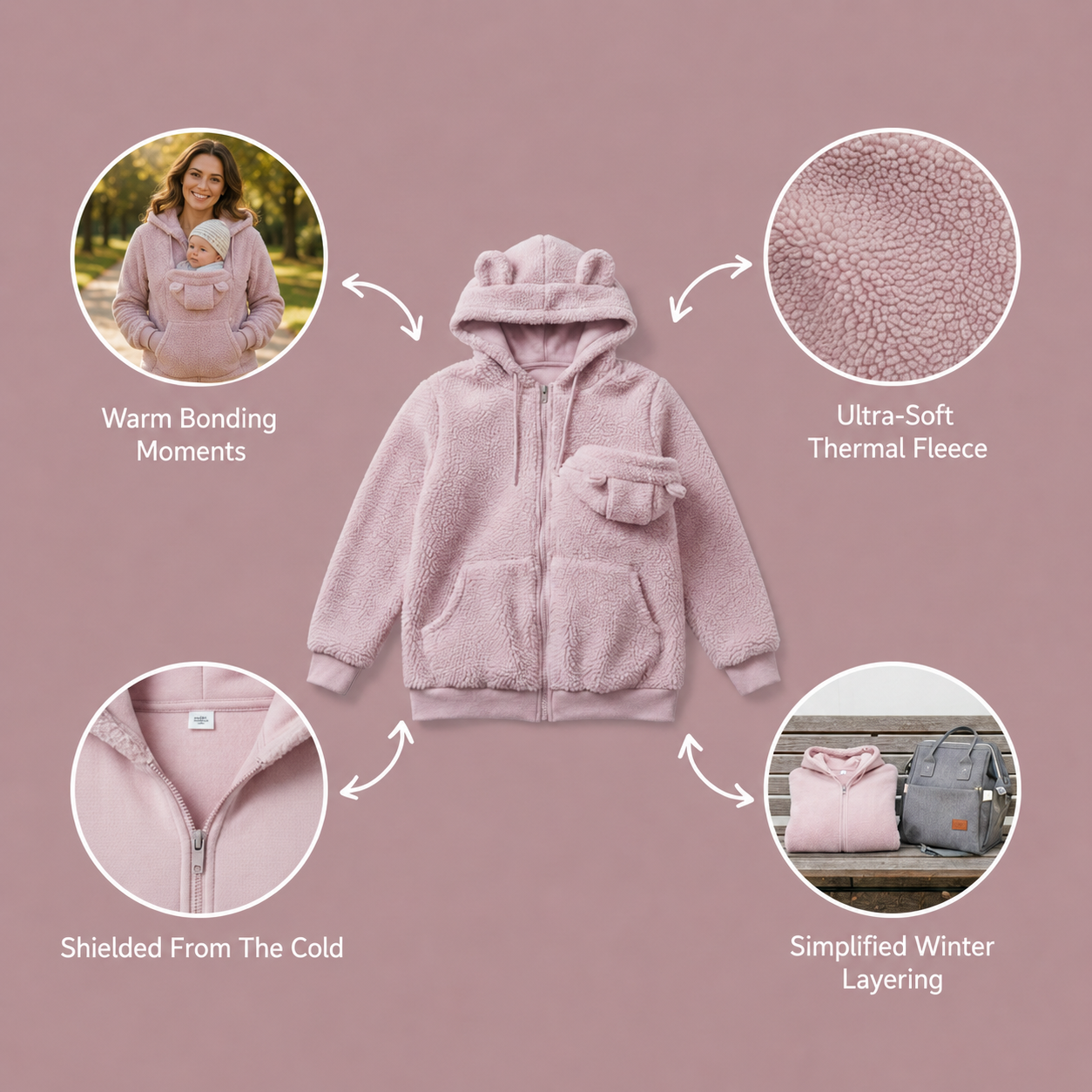 Alyvora™ CuddleNest Hoodie