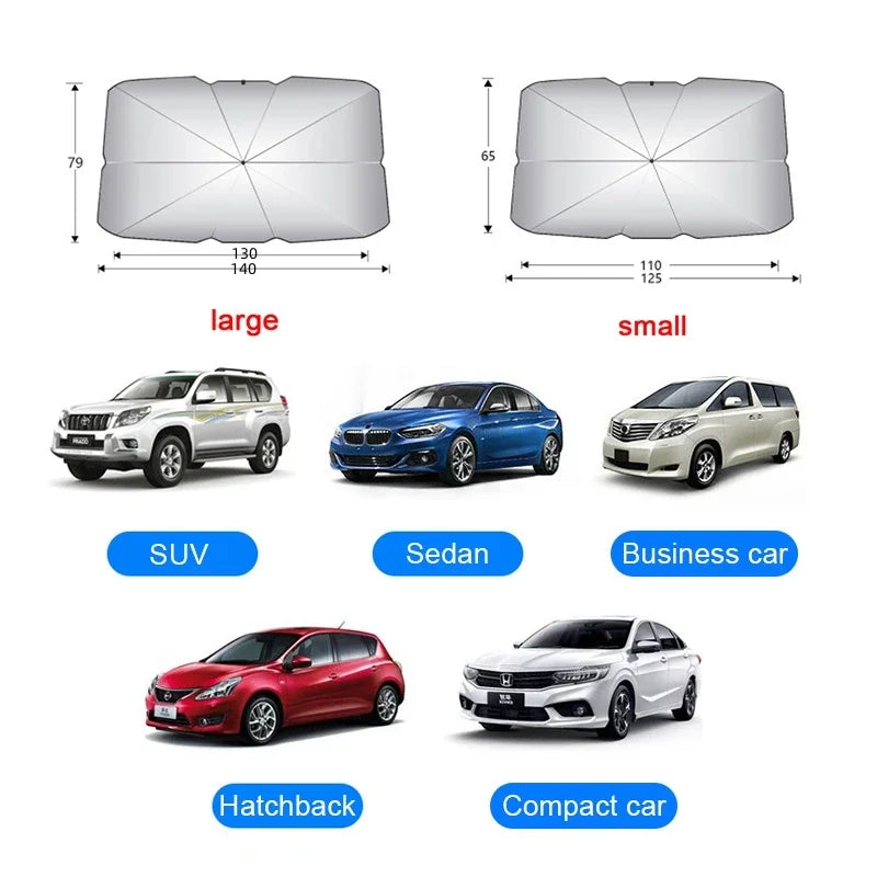 Alyvora ShadeGuard™ – Foldable Windshield Sun Shade