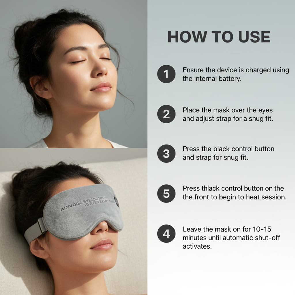 Alyvora EyeSoothe™ Heated Relief Mask