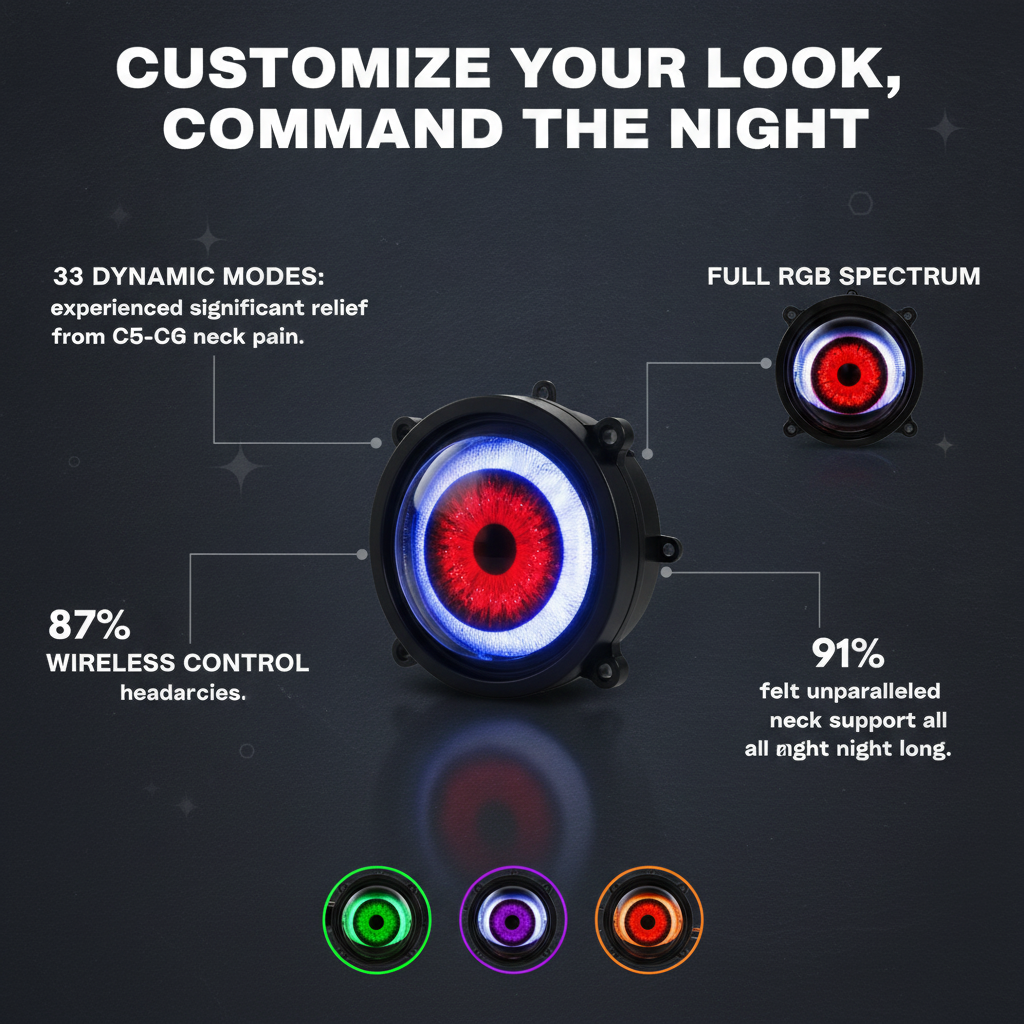 Alyvora ViperEyes™ Animated RGB Headlight Kit