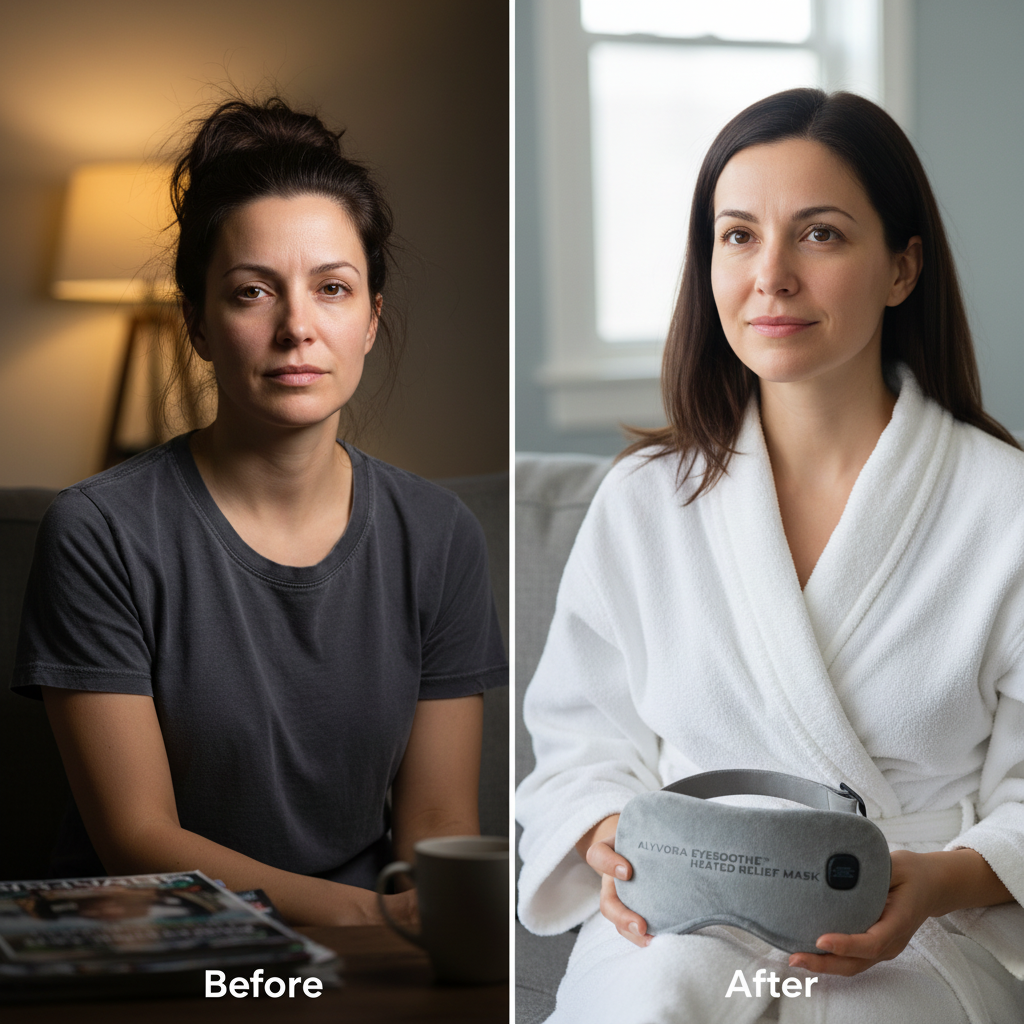 Alyvora EyeSoothe™ Heated Relief Mask
