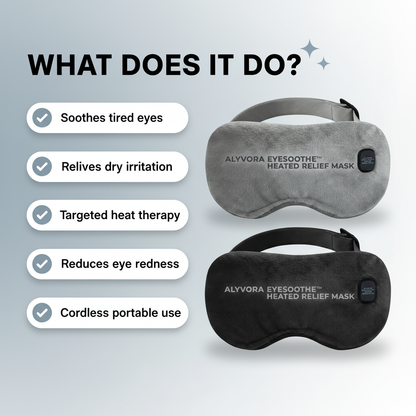 Alyvora EyeSoothe™ Heated Relief Mask